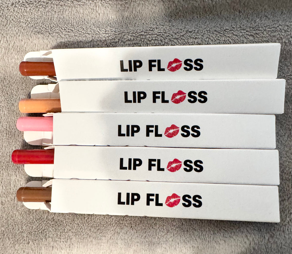 Lip Floss Organic Long Lasting Waterproof Matte Liquid Retractable lip stain & lip liner Set