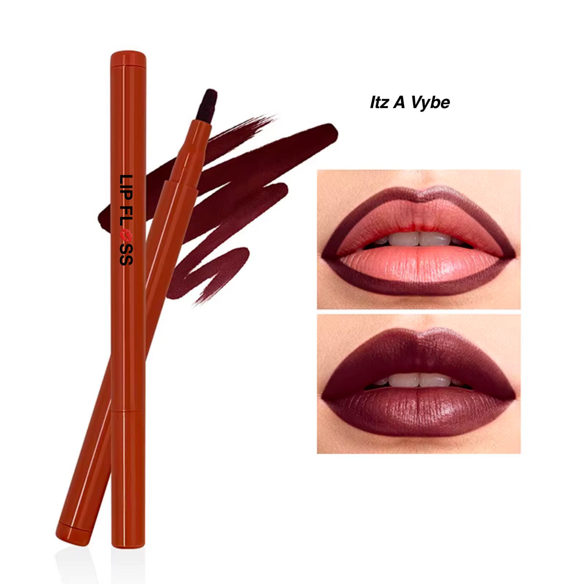 Itz A Vibe Lip Floss Long Lasting Waterproof Matte Liquid lip stain & liner