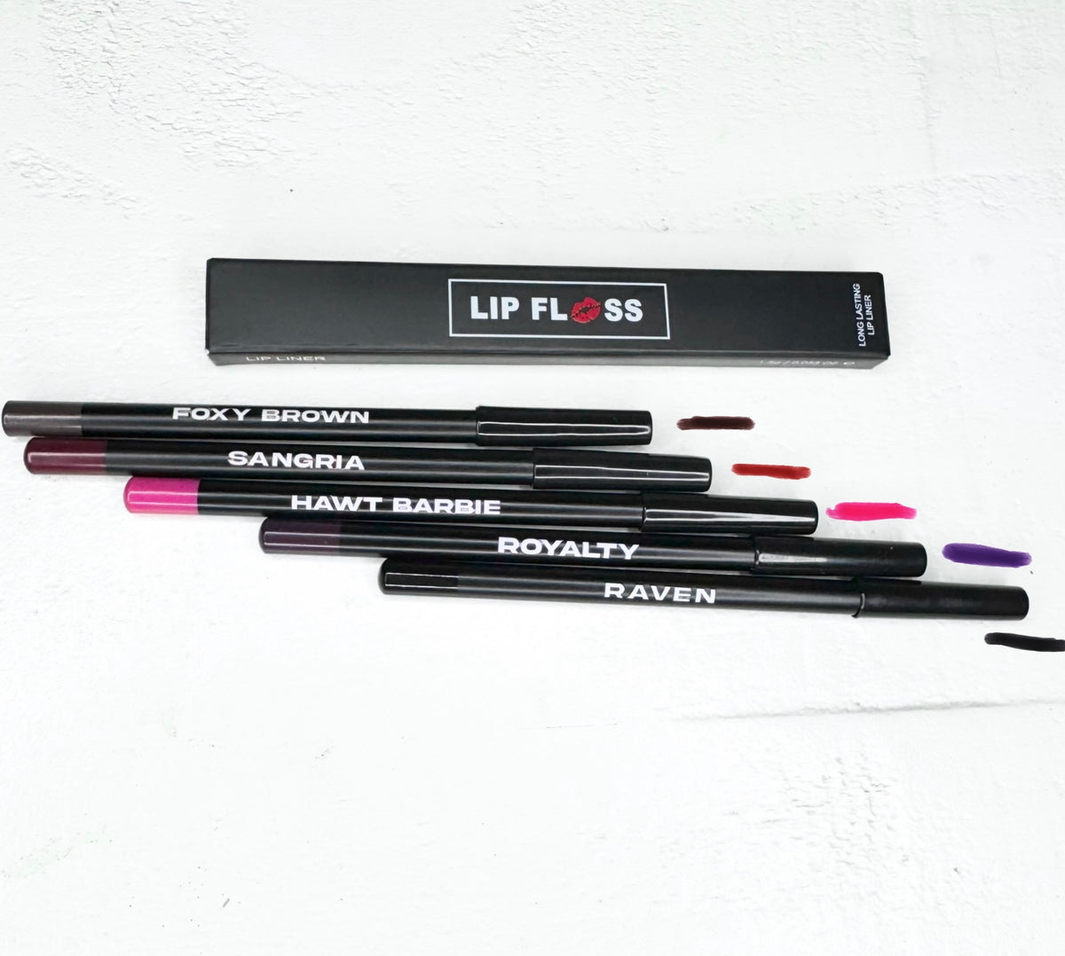 Lip Floss Creamy & Smudge-Proof Lipliner Set